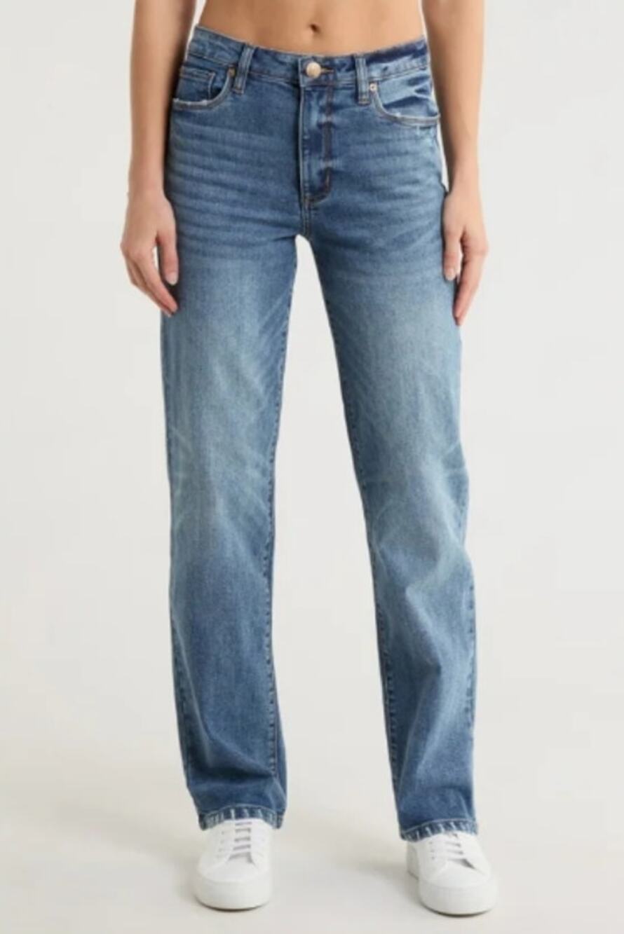 sts blue allison high rise jeans straight leg 30 and 31" inseam